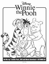 Tigger Pooh Piglet Eeyore Coloring Winnie Printable Pages Disney Sweeps4bloggers Colouring Sheet Click Visit Tweet sketch template