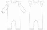 Romper Baby Pattern Sewing Girl Pdf Patterns sketch template