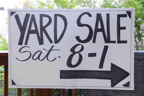 iron twine yard sale ideas tips