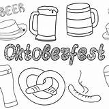 Oktoberfest Drawn sketch template