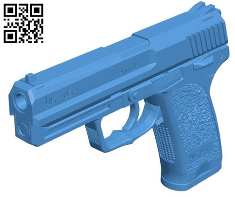 gun usp  file stl    model  cnc   printer