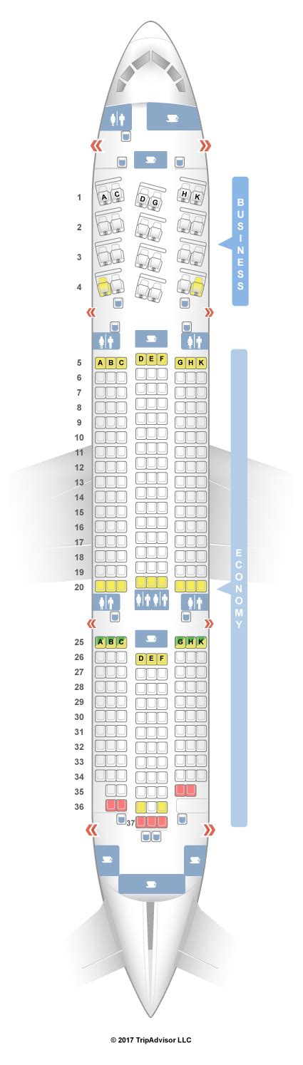 Air India Boeing 787 8 Dreamliner Seating Plan