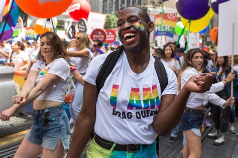 At The Pride Parade A Festival Of Rainbows And Resistance