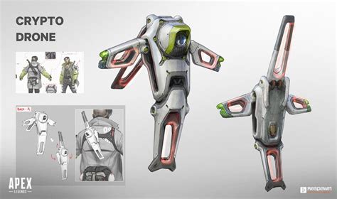 artstation apex crypto drone danny gardner robot concept art armor concept concept weapons