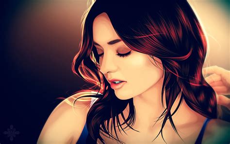 artistic girl wallpapers group