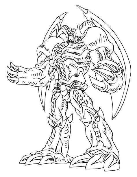 red eye zombie dragon yugi  coloring pages book  kids