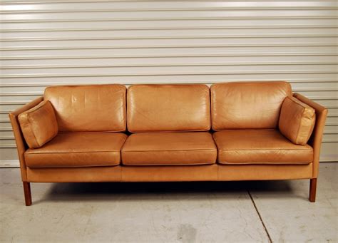 light tan leather sofas