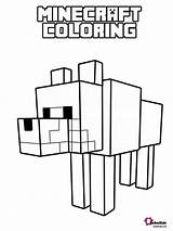 Minecraft Coloring Pages Animal Print Bubakids sketch template