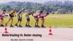 rollerblading  roller skating  definitive comparison inline