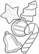 Coloring Cookies Christmas Pages Popular sketch template