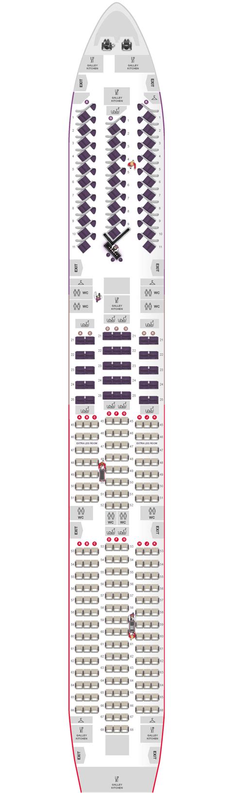 Virgin Atlantic 787 Dreamliner Seat Map