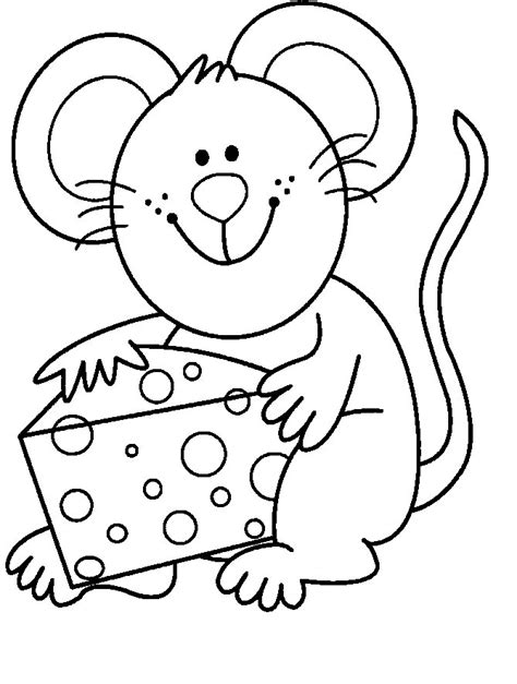 mouse coloring pages coloringpagescom