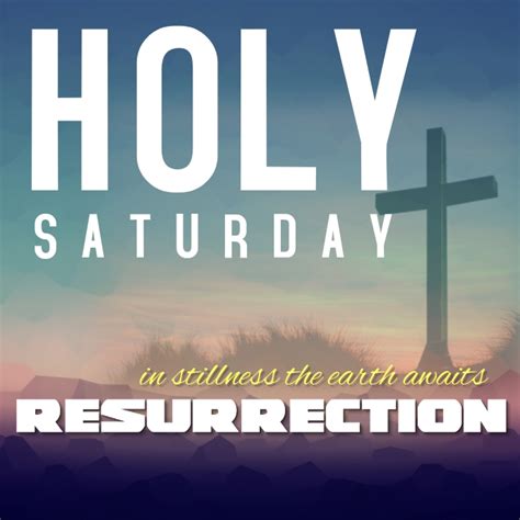 holy saturday template postermywall