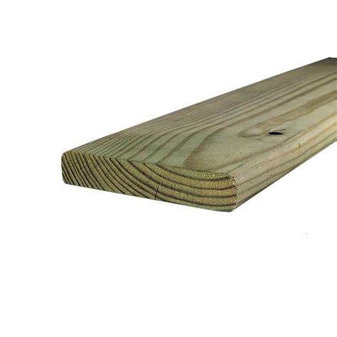 5 4x6 16 Ft 2 Grade 06 Treated Yellow Pine Deck Boards Red The