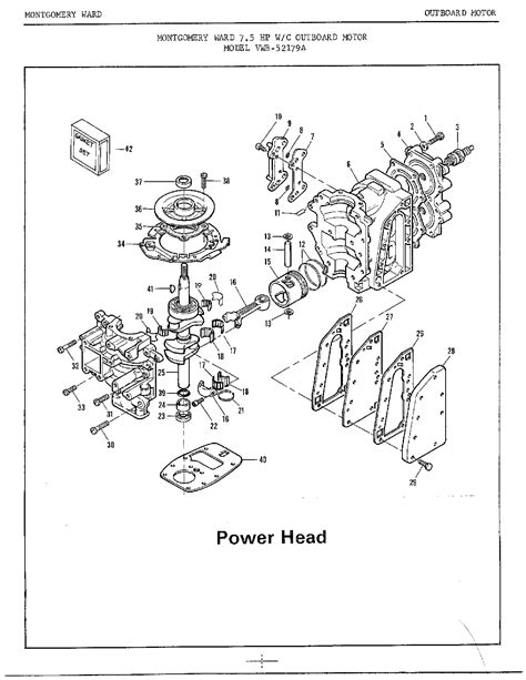hp outboard motorpower head diagram parts list  model  mercury parts  products