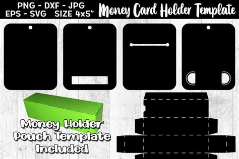 money card holder template