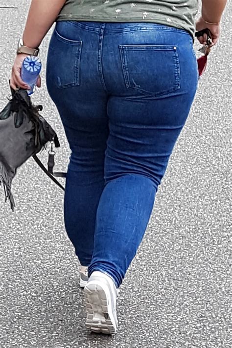 Bbw Milf With Thick Legs And Butt In Tight Jeans 34 34