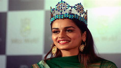 miss world 2017 manushi chhillar gets candid beauty pageants times of india videos