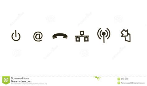 communication symbols stock image image  concept composition