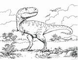 Dinosaur Jurassic Coloring Pages Rex Park Getcolorings Color Printable Getdrawings sketch template
