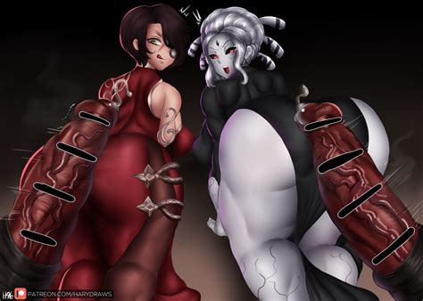 salem and cinder fall by hary96 hentai foundry