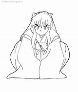 Inuyasha Coloring Pages Adults Kids Printable sketch template