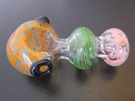 Get Your Handmade Colorful Bubbler Glass Smoking Pipe For
