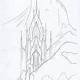 Gelo Castelo Derretendo sketch template