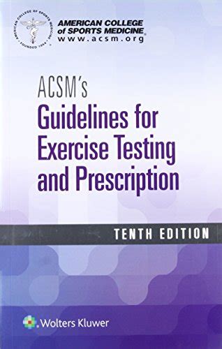 textbook   acsms guidelines  exercise