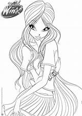 Winx Coloring Club Pages Casual Cartoon Mermaid Flora Sailor Moon Choose Board David Outfit sketch template