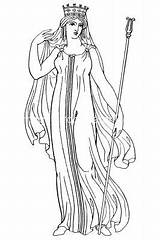 Demeter Greek Details Goddesses sketch template