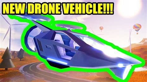 drone vehicle coming  roblox jailbreak youtube