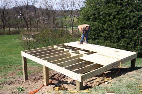 build  foundation   shed   slope