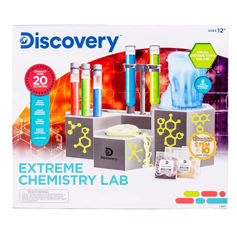 discovery extreme chemistry lab  piece stem kit   activities