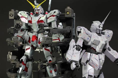 gundam guy mg 1 100 unicorn gundam hd color ms cage customized