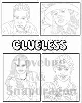Coloring Clueless Books Printable Weebly sketch template