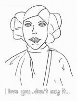 Leia Coloring Pages Princess Kids Marvelous Printable Princes Birijus Star Comments sketch template