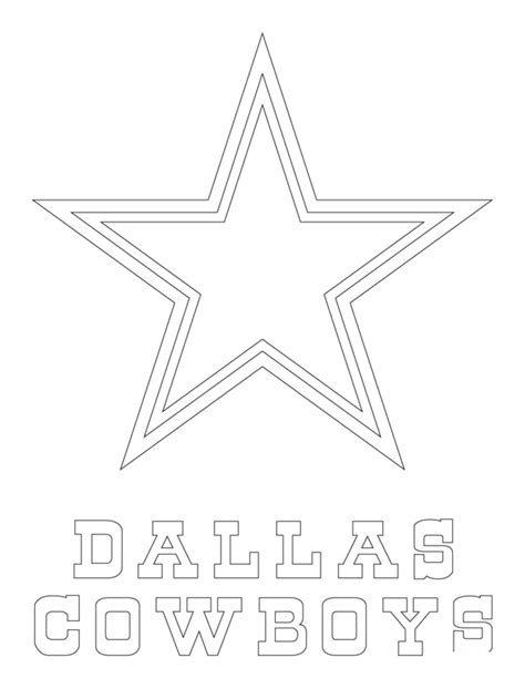 dallas cowboys football coloring pages coloring home