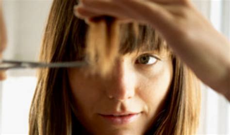 diy it our foolproof guide to cutting your own fringe between salon