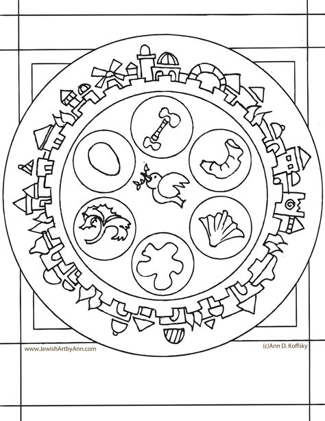 passover coloring page coloring pages  coloring pages
