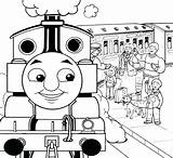 Train Coloring Thomas Pages Christmas Passenger James Coal Color Printable Lower Drawing Colouring Friends Getcolorings Getdrawings sketch template
