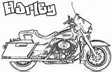 Coloring Motorcycle Pages Popular sketch template