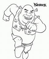 Shrek Coloring Printable Pages Kids Characters Colouring Color Popular Fun Colors Coloringhome sketch template