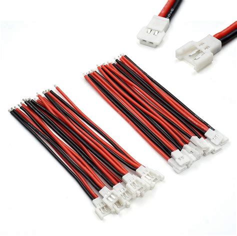 amazoncom elechawk  pairs mm spade p cable lead plug connector male  female