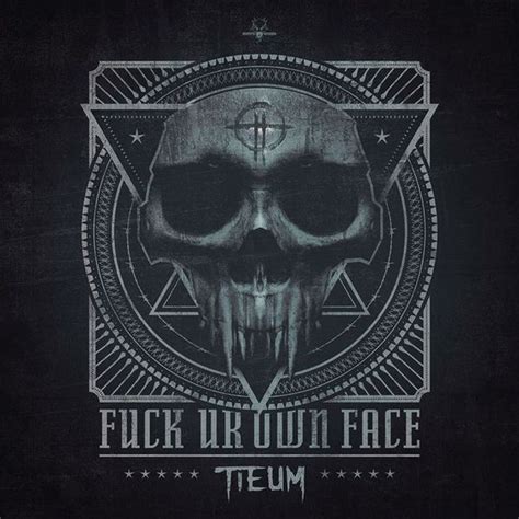 cover art for the tieum fuck ur own face hardcore gabber lyric