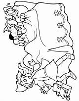 Hood Red Little Coloring Pages Riding Color Bed Wolf Wwe Divas Print Colouring Printable Clipart Sheet Granny Grandma Backyardigans Ridinghood sketch template
