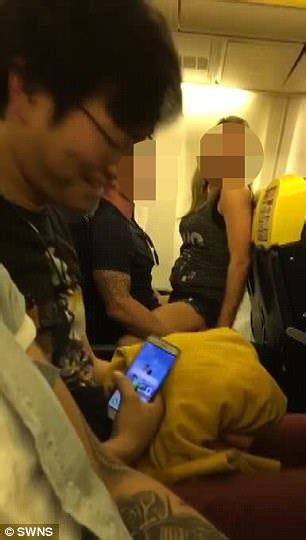 man filmed romping on ryanair flight had pregnant fiancée