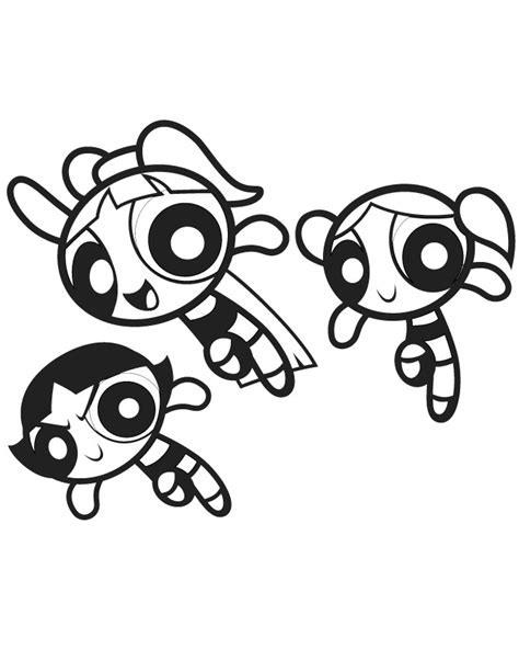 coloring pages powerpuff girls home family style  art ideas