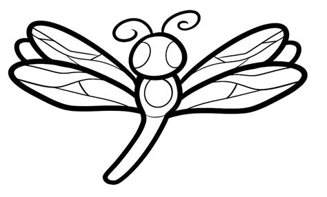 dragonfly  animals  printable coloring pages