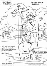 Baptist Luminosos Battesimo Misterios Gesù Baptism Peacelink Bibbia Biblici Oggetti Mysteries Luminous sketch template